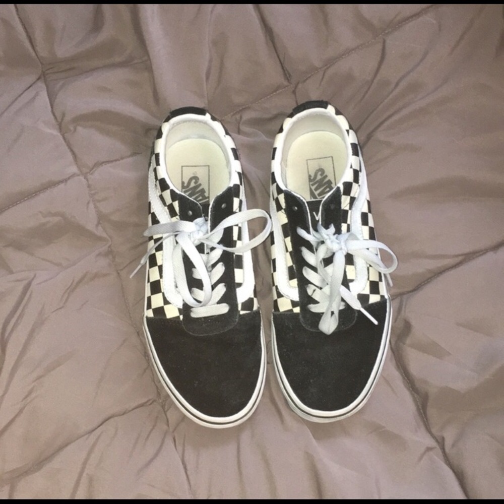 Checkered Vans